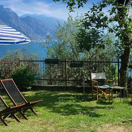 Discesa A Lago With Terrace And Garden On Lake Iseo Рива ди Солто Екстериор снимка